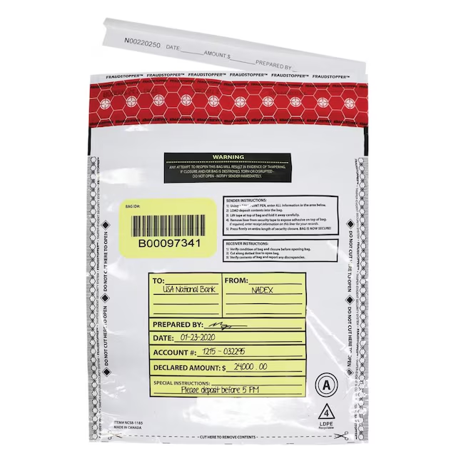 Tamper Evident Bag