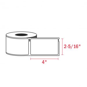 Labels 2-5/16X4